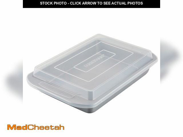 Lot 74-14426021 - Farberware Nonstick Bakeware Rectangular Cake Pan with Lid, Cake Pans For Baking, 9-Inch x 13-Inch, ...