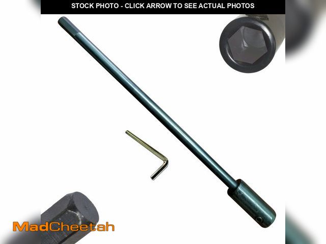 Lot 74-14060351 - Hole Saw Extension 3/8" Hex, 12" Long Ã¢â¬â Male to Female Adapter for Any 3/8 Arbor; Works with ...
