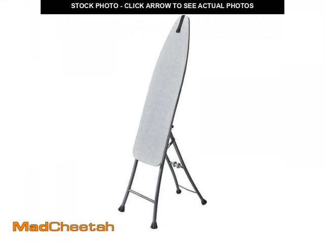 Lot 74-12426221 - (DENTED LEG,BROKEN CONNECTOR) Better Homes &amp; Gardens Freestanding Garment Ironing and Steamer Bo...