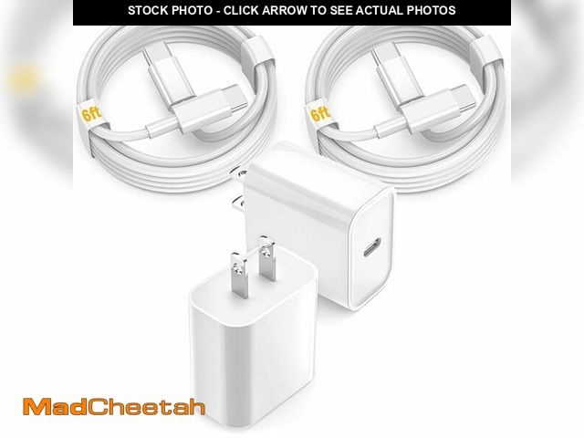 Lot 74-13946671 - 2Pack USB C Fast Charger for Apple iPad Pro 13(M4)/iPad Pro 12.9/11in 2026-2018,iPad Air M4/M3/M2/5t...