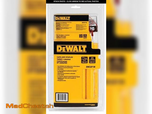 Lot 74-11214747 - 18-Gauge 5/16 in. Crown Cap Staples (1,000 Pack) - UNUSED