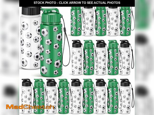 Lot 74-13952327 - Mifoci 20 Pieces Sports Water Bottle Bulk 17 oz Reusable Plastic Biking Water Bottle Tumbler Adults ...
