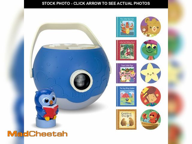 Lot 74-12605064 - LUNA STORYTIME Kids Book Projector - 5 Read-Aloud Stories, 5 Songs, Night Light &amp; Soothing Dream...