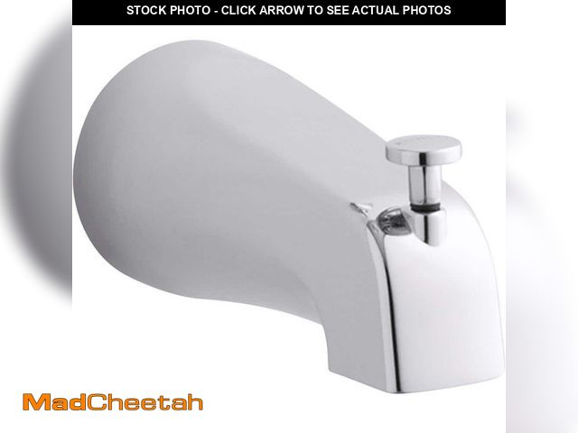 Lot 74-12852353 - KOHLER Diverter Bath Spout Universal Connection in Polished Chrome - UNUSED