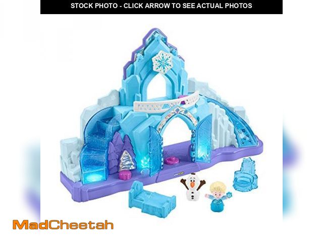 Lot 74-12053880 - Fisher-Price Little People Toddler Toy Disney Frozen Elsa's Ice Palace Musical Playset with Figures ...
