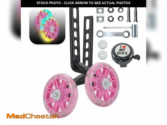 Lot 74-14214135 - Tayizoo Training Wheels for Bike,Compatible for Bikes of 12/14/16/18/20 Inch,Flash Mute Wheel,1 Pair...