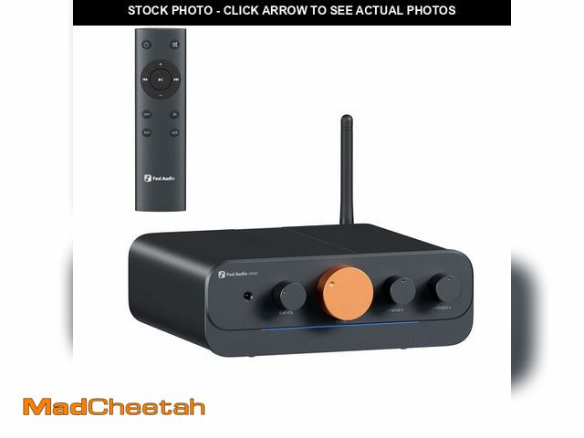 Lot 74-13714858 - Fosi Audio HT4S Bluetooth Amplifier for Outdoor Speakers, 4 Channel Power Amp for Home Theater, Outd...