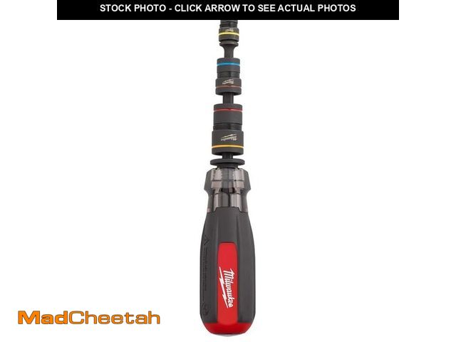 Lot 74-12989357 - Milwaukee Multi-Nut Driver with SHOCKWAVE Impact Duty Magnetic Nut Drivers - UNUSED