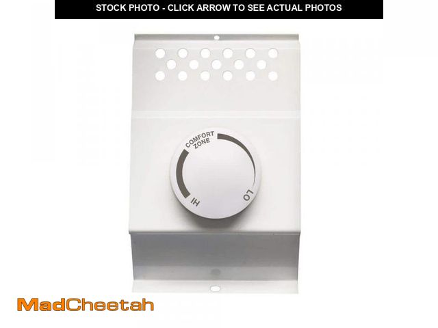 Lot 74-12407615 - Single-pole 22 Amp Line Voltage 120/240-volt Mechanical Electric Baseboard Heater Mounted Thermostat...