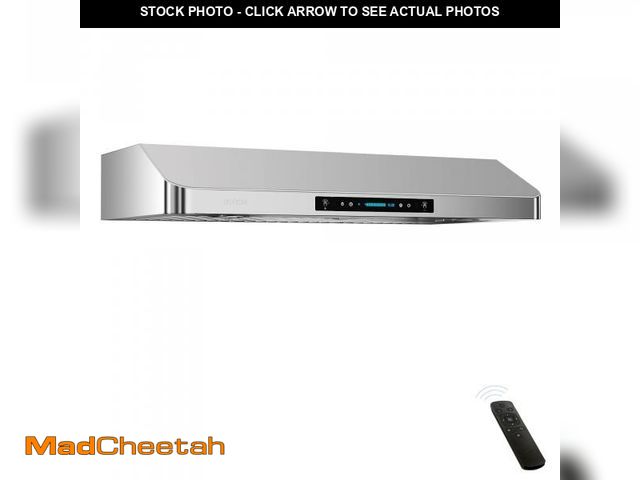 Lot 74-12135304 - IKTCH 30 Inch Under Cabinet Range Hood with 900-CFM, 4 Speed Gesture Sensing&amp;Touch Control Panel...
