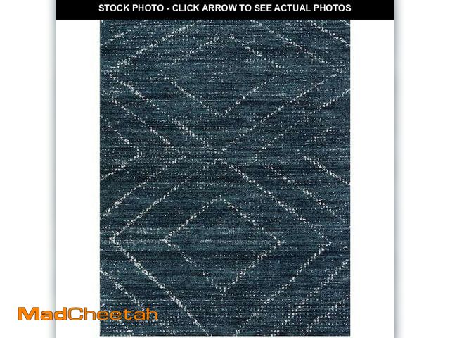 Lot 74-14373173 - Sienna Dark Blue 5 ft. x 7' 2" ft. Geometric Area Rug - UNUSED