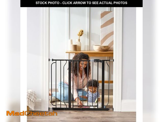 Lot 74-13042371 - Regalo Easy Step 38.5-Inch Wide Walk Thru Baby Gate, Includes 6-Inch Extension Kit, Pressure Mount K...