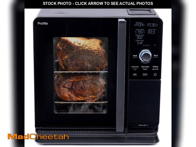 Lot 74-14252922 - GE Profile Smart Indoor Smoker with Active Smoke Filtration, Precision Smoke Control, 5 Smoke Settin...