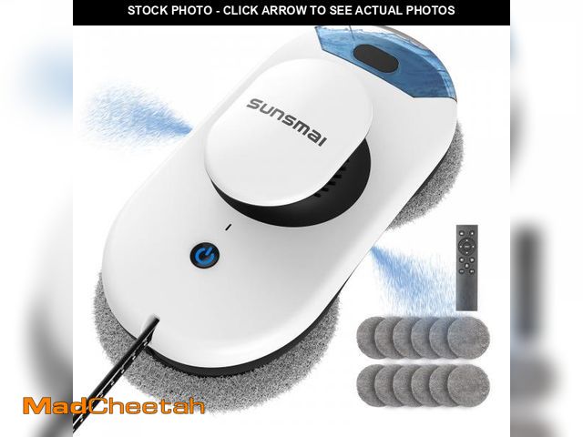 Lot 74-11557168 - SUNSMAI Window Cleaning Robot with Dual Water Spray, 2800Pa Upgrade Anti-Clogging, Intelligent Edge ...