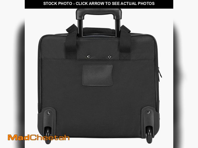 Lot 74-12585016 - SVOPES Rolling Laptop Bag, Fits 15.6 in., Wheeled Briefcase with Handle, for Work Travel Office, Men...
