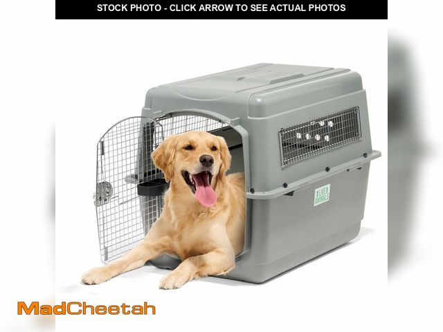 Lot 74-12785181 - (MISSING HARDWARE) Petmate Sky Kennel - For Air and Travel, Airline Compliant Dog Crate for Pets up ...