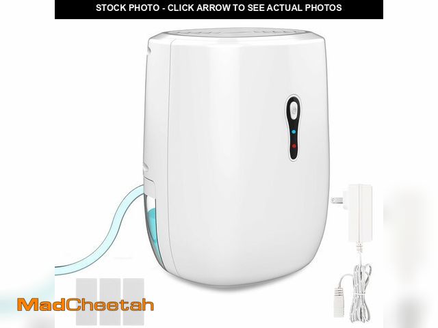 Lot 74-12971173 - Dehumidifier with Drain Hose. Litever Small Portable Dehumidifier. Auto-OFF. Drain Hose for Continuo...