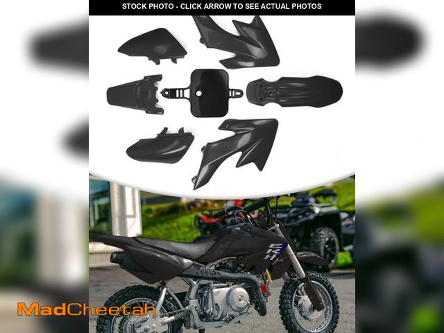 Lot 74-12218810 - NACORE XR/CRF 50 Plastics Fairing Fender Kit For SDG SSR And More Dirt Pit Bike, BLACK - USED