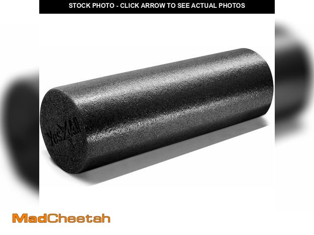 Lot 74-12665434 - Yes4All Premium USA Medium Density Round PE Foam Roller for Physical Therapy - 36 inch (Silver Black...