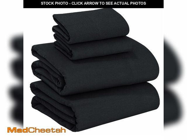 Lot 74-14064256 - RUVANTI 100% Cotton Flannel Sheets King Size - 4 Piece Warm, Soft &amp; Breathable, Deep Pocket, Dou...