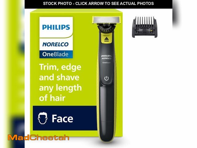 Lot 74-13964329 - Philips Norelco One 360 Hybrid Face, Electric Beard Trimmer and Shaver, with 360 Technology, 1x 360 ...