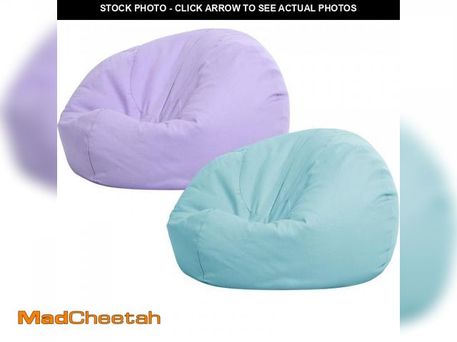 Lot 74-12312942 - Sliner 2 Pcs Stuffed Animal Storage Bean Bag Chair Cover for Kids Adults (no Filler) Large Stuffable...