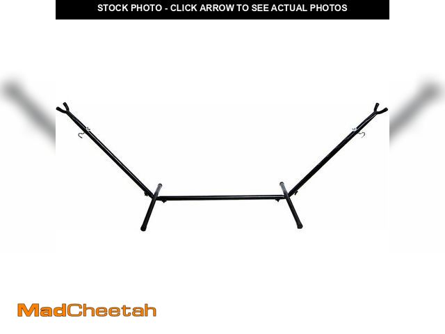 Lot 74-14079381 - Elevon Heavy Duty Adjustable Steel Hammock Stand, 9-Foot, 450-Pound Capacity, Weather Resistant, Eas...