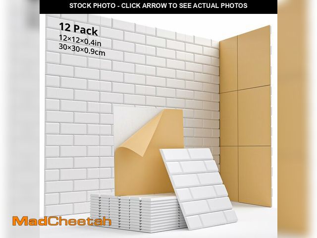 Lot 74-12968065 - 12 Pack Acoustic Panels 12"X12"X0.4" Sound Proof Foam Panels for Walls Decoration Soundproof Wall Pa...