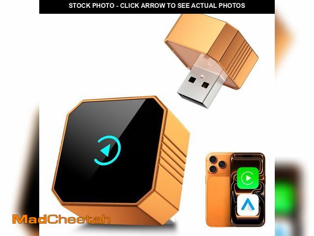 Lot 74-13565214 - 2026 Wireless CarPlay Adapter, 2in1 Mini CarPlay Wired to Wireless with Fast Stable Connection, Plug...