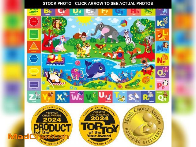 Lot 74-12120024 - QUOKKA Baby Floor Play Mat Ã¢â¬â Super Soft Plush Surface ABC Rug for Toddlers &amp; Infants Ã¢â...