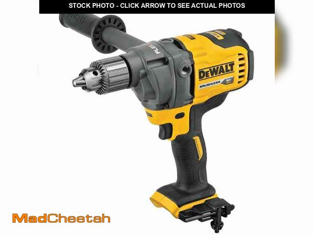 Lot 74-14445712 - DEWALT FLEXVOLT 60V MAX Cordless Brushless 1/2 in. Concrete Mud Mixer/Drill with E-Clutch (Tool Only...