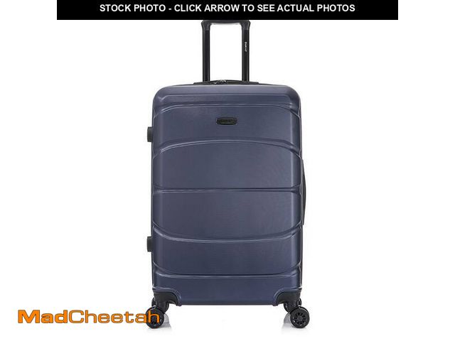Lot 74-14344181 - DUKAP Sense Lightweight Hardside Spinner Luggage 20 in. Blue - UNUSED