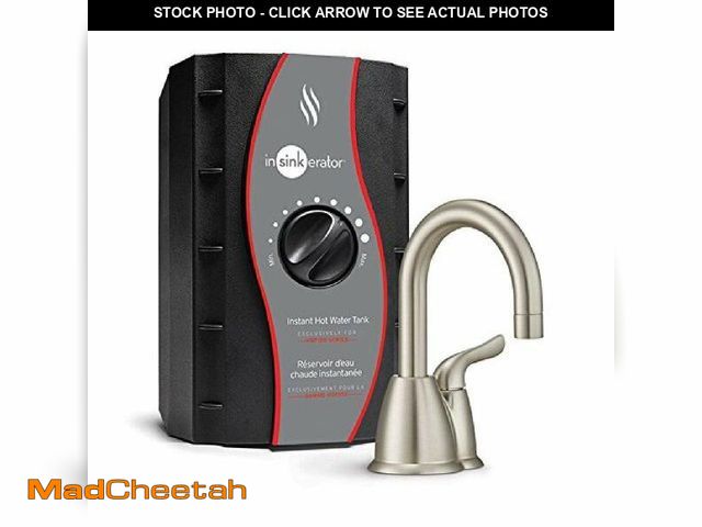 Lot 74-13068964 - InSinkErator H-HOT150SN-SS Instant Hot Water Dispenser System with Stainless Steel Tank, Satin Nicke...