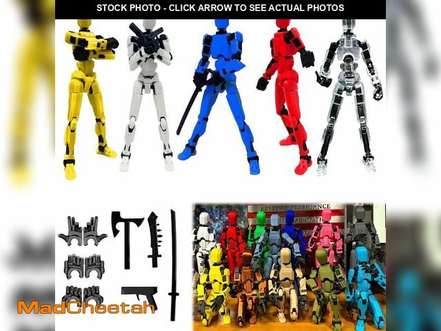 Lot 74-13564847 - (Assembly Completed) Titan13 Action Figure Set,Upgrade Lucky Robot 13 Action Figures,3D Printed Mult...