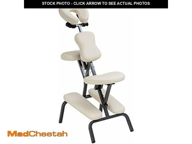 Lot 74-13041635 - PayLessHere Massage Chair Portable Tattoo Chair Folding Height Adjustable 2 Inch Thick Sponge Light ...