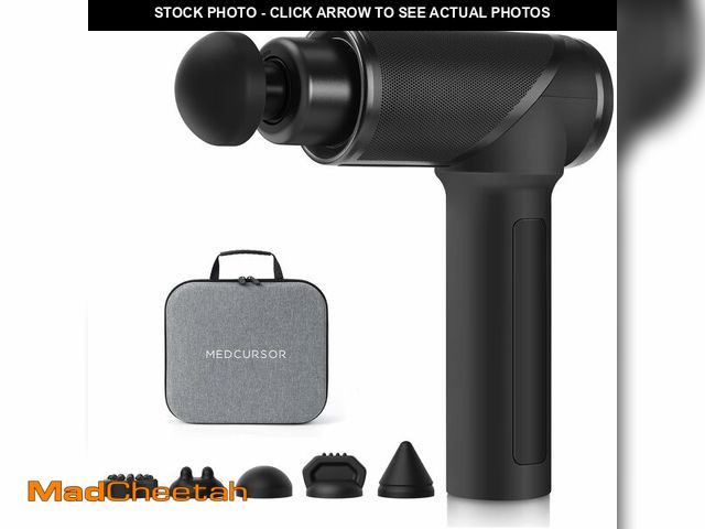 Lot 74-13627569 - Medcursor Massage Gun - High Intensity Brushless Motor, Handheld Percussion Deep Tissue Massager wit...