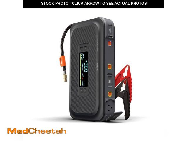 Lot 74-14114017 - NEBO Assist Air 2500 Amps Jump Starter with Power Bank, Emergency Light, and Air Compressor - UNUSED
