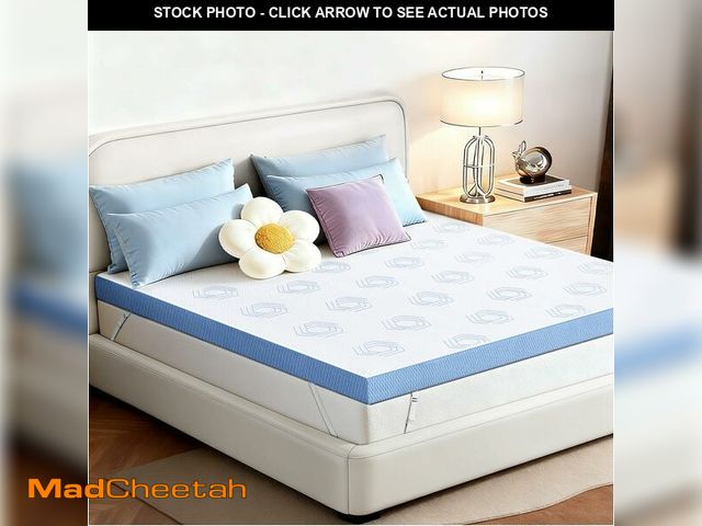 Lot 74-13803571 - Extra Firm Mattress Topper King: 3 Inch High Density Foam Mattress Pad, Super Support Bed Topper for...