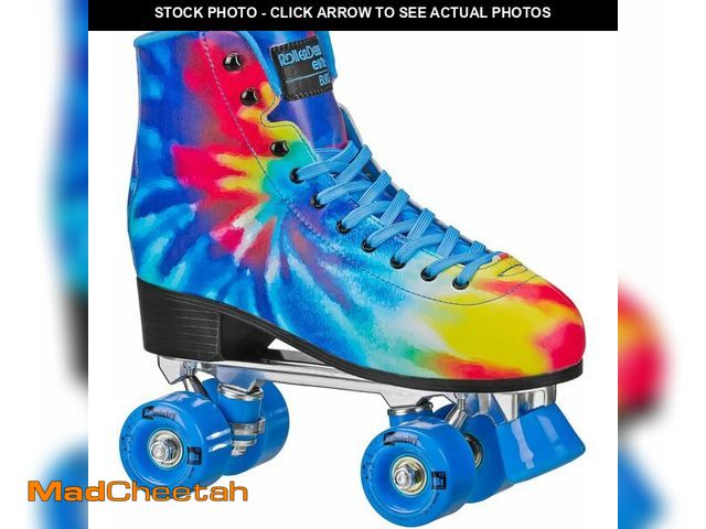Lot 74-12633314 - Roller Derby Elite Burst Freestyle Tie Dye Roller Skate Size 8 - UNUSED