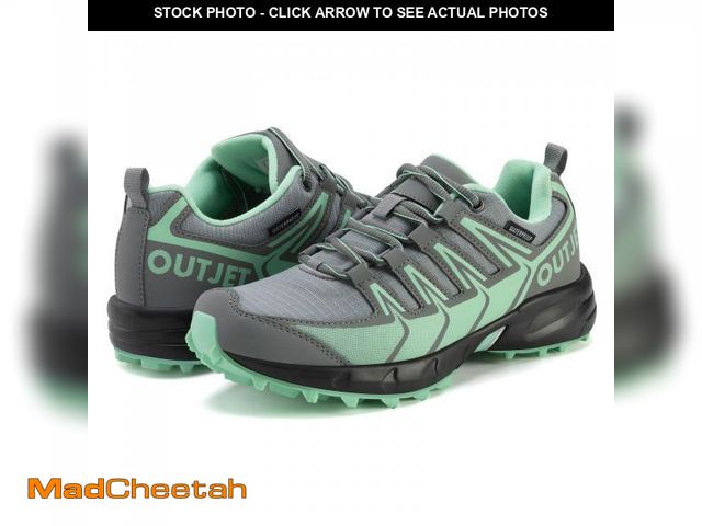Lot 74-12440568 - OUTJET Women's Waterproof Hiking Shoes Lightweight Non-Slip Trails Walking Shoes Outdoor Sneakers - ...