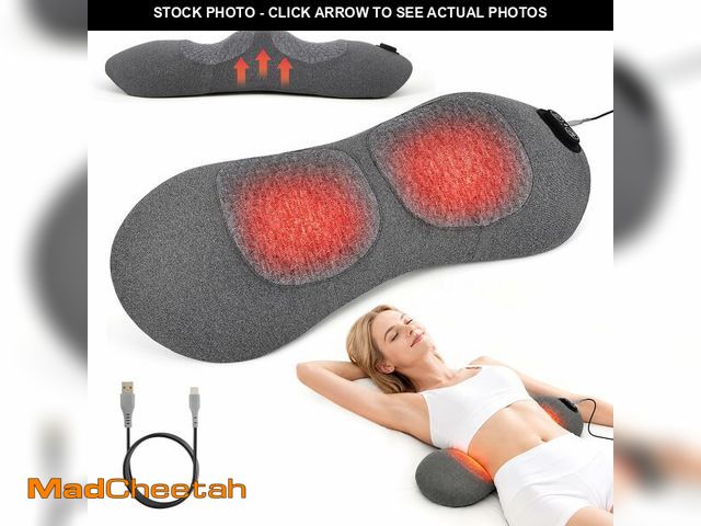 Lot 74-14151029 - Nopuee 3-in-1 Electric Back Massager Pillow, Ergonomic Wedge Cushion with Adjustable Lumbar Support,...
