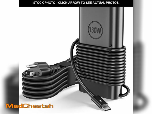 Lot 74-14421965 - 130W USB C Laptop Charger Type C Computer Charger Compatible with Dell - USED