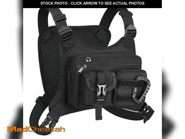 Lot 74-14145919 - Chest Bag for Men Women, Running Chest Pack for Outdoor Sport, Reflective Lightweight Utility Front ...