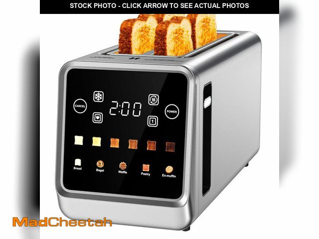 Lot 74-14044461 - 4-Slice Smart Toaster, Digital Touchscreen with Memory, 1.5" Extra-Wide Long Slots for Bagels &amp; ...