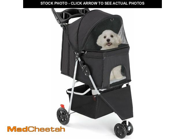 Lot 74-12366359 - Sweetcrispy Pet Stroller for Dogs and Cats | Foldable, Lightweight, and Durable | Ideal for Small to...