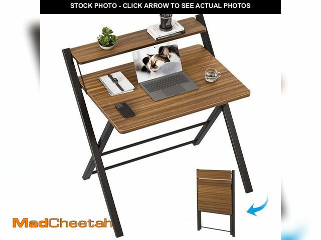 Lot 74-14611425 - GreenForest Folding Desk No Assembly, Sturdy Computer Desk for Small Spaces - UNUSED
