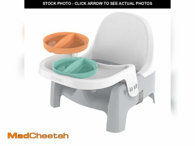 Lot 74-13049923 - Ingenuity Deluxe Learn-to-Dine Feeding Seat, Ages 6 Months to 3 Years, Orange and Teal - UNUSED