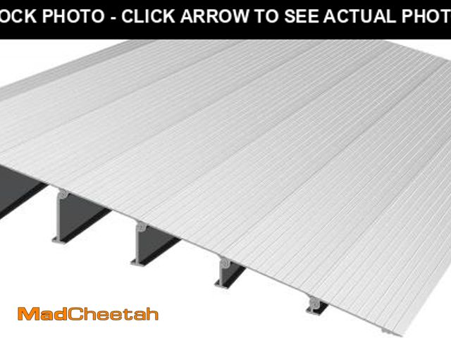 Lot 74-12510600 - VEVOR Door Threshold Ramp, 6" Rise Door Ramp Aluminum Threshold Ramp for Doorways Rated 802 lbs Load...