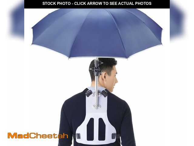 Lot 74-13049836 - Primo Supply Handles Free Strap On Wearable Self Umbrella Sun UV Rain Blocker Fishing Outdoor Campin...