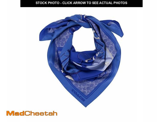 Lot 74-13042556 - (SEE OUR PHOTOS FOR DESIGN) Coach Limited Edition Tabby Printed Silk Square Scarf - UNUSED